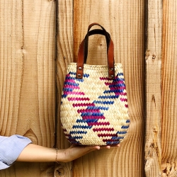 Sac Tenate Bleu/Fuchsia