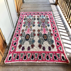 Tapis XL rose