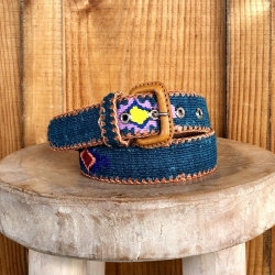 Ceinture Bleu Pétrole